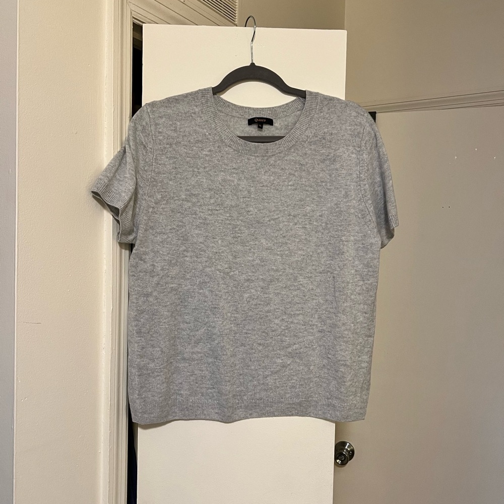 Quince Mongolian 100% cashmere tee